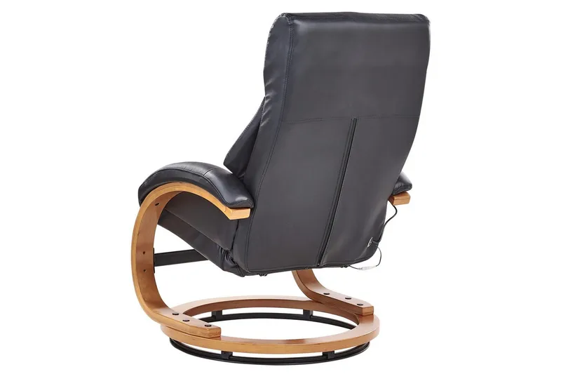 Massagestol Force - Svart, ljust trä - Möbler - Stolar & fåtöljer - Fåtölj - Massagestol & massagefåtölj