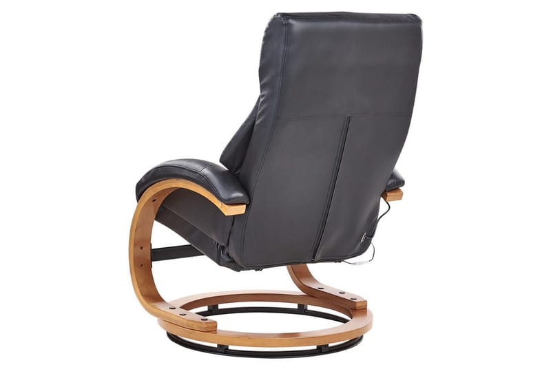 Massagestol Force - Svart, ljust trä - Möbler - Stolar & fåtöljer - Fåtölj - Massagestol & massagefåtölj