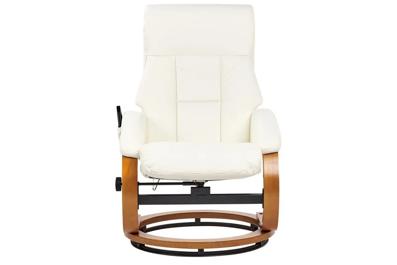 Massagestol Force - Vit, ljust trä - Möbler - Stolar & fåtöljer - Fåtölj - Massagestol & massagefåtölj