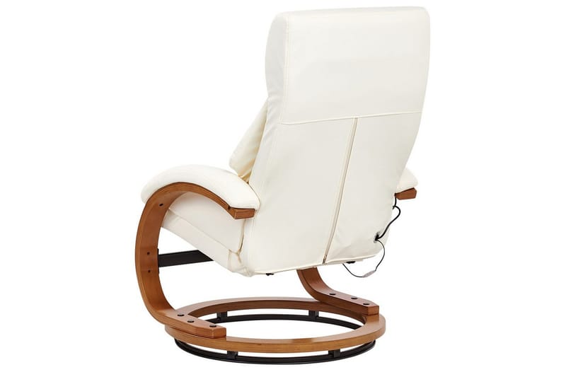 Massagestol Force - Vit, ljust trä - Möbler - Stolar & fåtöljer - Fåtölj - Massagestol & massagefåtölj