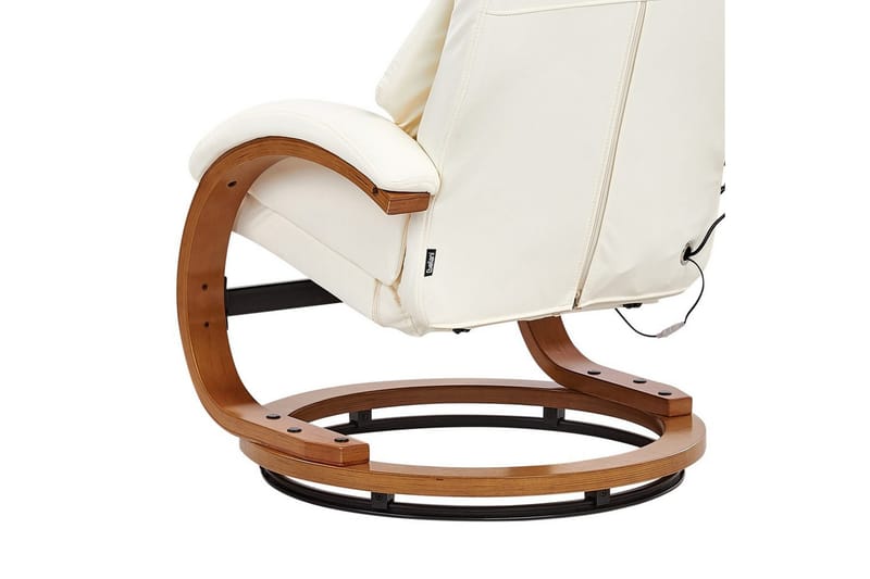 Massagestol Force - Vit, ljust trä - Möbler - Stolar & fåtöljer - Fåtölj - Massagestol & massagefåtölj