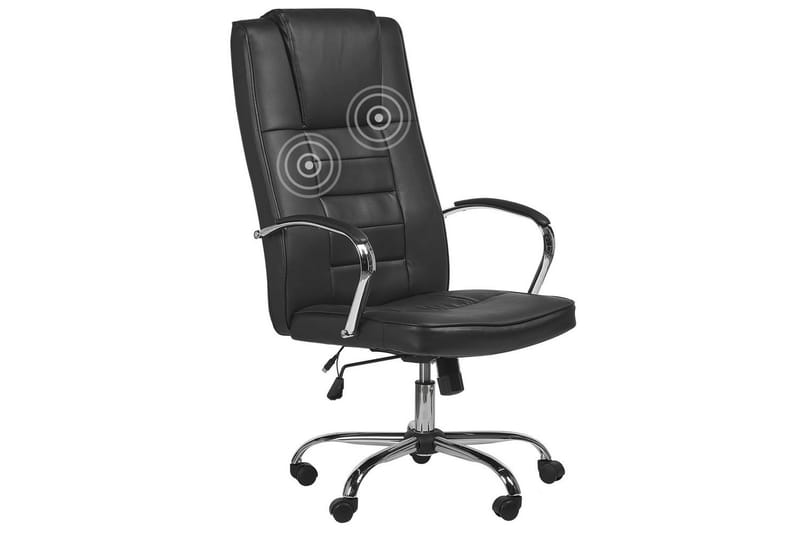 Massagestol Grandeur Svart/Silver - Svart/Silver - Möbler - Stolar & fåtöljer - Fåtölj - Massagestol & massagefåtölj