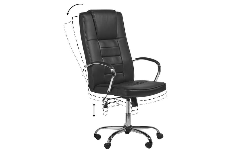 Massagestol Grandeur Svart/Silver - Svart/Silver - Möbler - Stolar & fåtöljer - Fåtölj - Massagestol & massagefåtölj