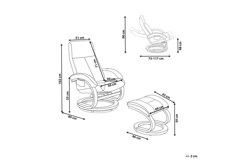Massagestol Hero - Beige, ljust trä - Möbler - Stolar & fåtöljer - Fåtölj - Massagestol & massagefåtölj