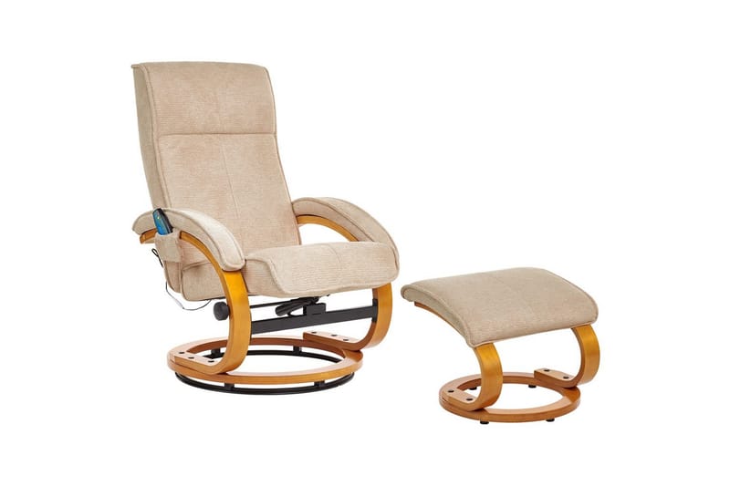 Massagestol Hero - Beige, ljust trä - Möbler - Stolar & fåtöljer - Fåtölj - Massagestol & massagefåtölj