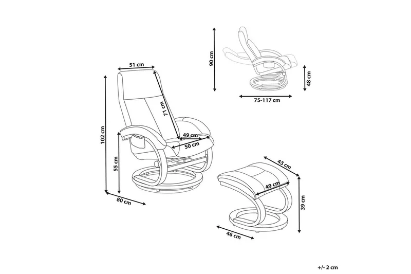 Massagestol Hero - Ljusbeige, ljust trä - Möbler - Stolar & fåtöljer - Fåtölj - Massagestol & massagefåtölj