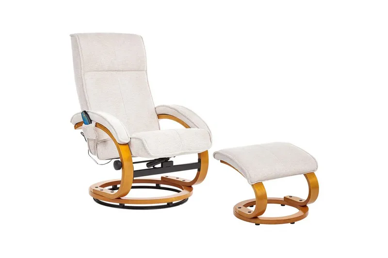 Massagestol Hero - Ljusbeige, ljust trä - Möbler - Stolar & fåtöljer - Fåtölj - Massagestol & massagefåtölj