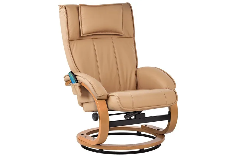 Massagestol Majestic - Brunt, ljust trä - Möbler - Stolar & fåtöljer - Fåtölj - Massagestol & massagefåtölj