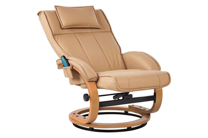 Massagestol Majestic - Brunt, ljust trä - Möbler - Stolar & fåtöljer - Fåtölj - Massagestol & massagefåtölj