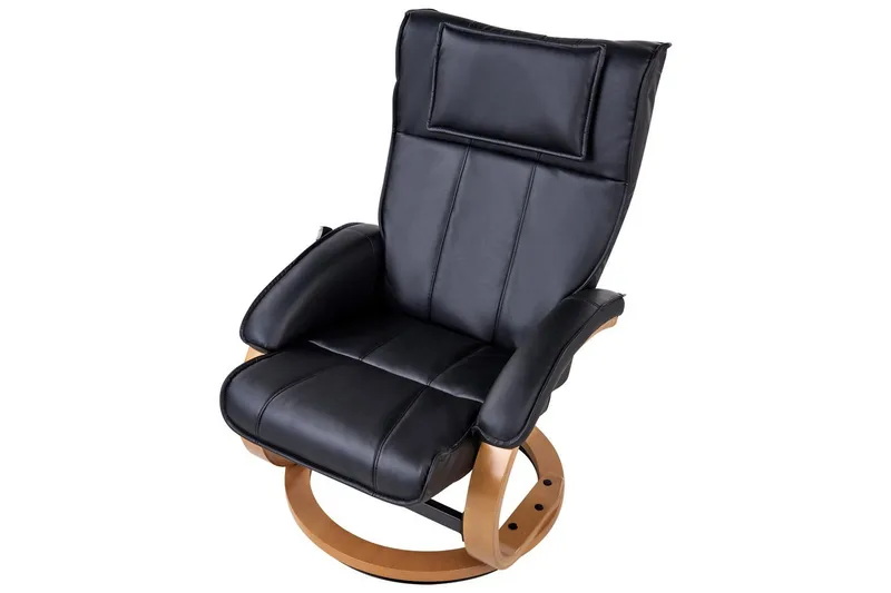 Massagestol Majestic - Svart, ljust trä - Möbler - Stolar & fåtöljer - Fåtölj - Massagestol & massagefåtölj