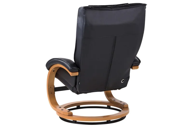 Massagestol Majestic - Svart, ljust trä - Möbler - Stolar & fåtöljer - Fåtölj - Massagestol & massagefåtölj