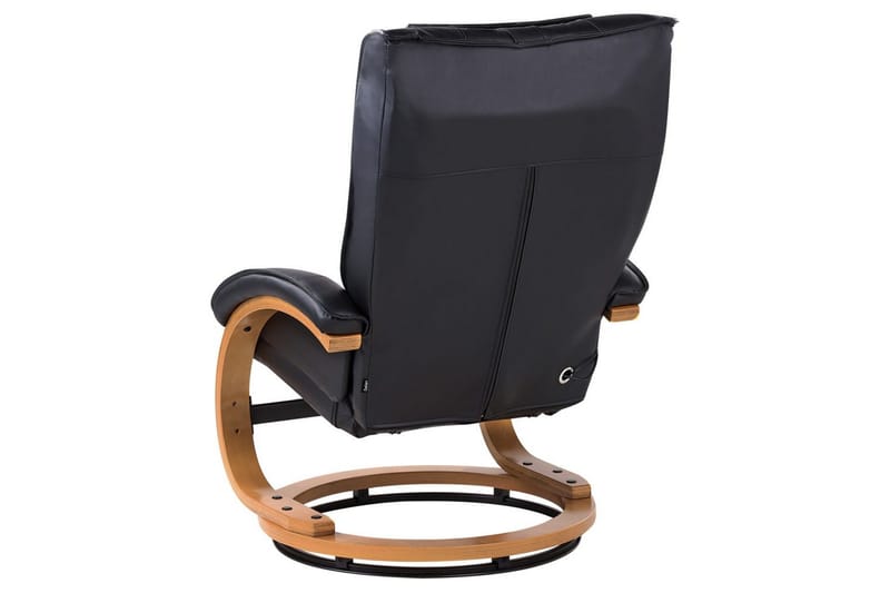 Massagestol Majestic - Svart, ljust trä - Möbler - Stolar & fåtöljer - Fåtölj - Massagestol & massagefåtölj