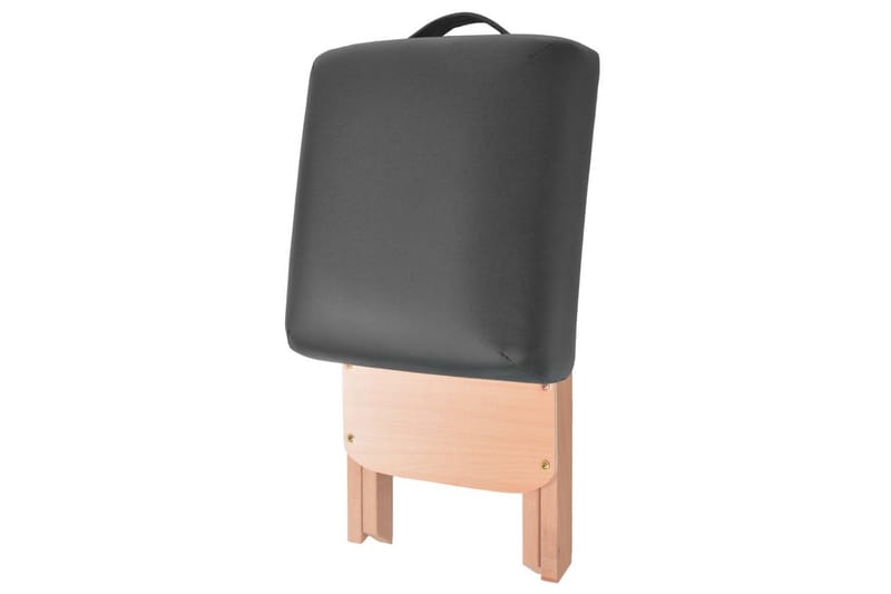 Hopfällbar massagepall med 12 cm tjock sits svart - Svart - Möbler - Stolar & fåtöljer - Fåtölj - Massagestol & massagefåtölj