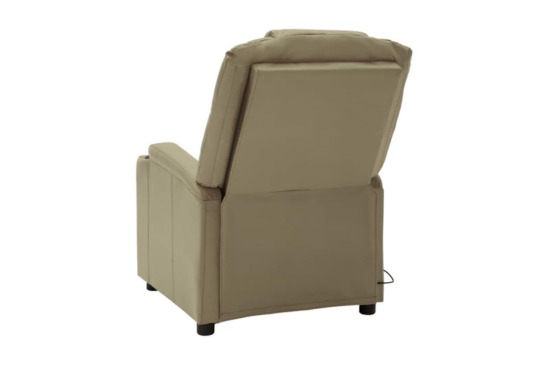 Massagefåtölj cappuccino konstläder - Brun - Möbler - Stolar & fåtöljer - Fåtölj - Massagestol & massagefåtölj