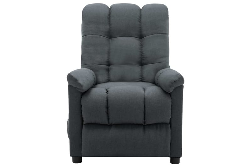 Massagefåtölj ljusgrå tyg - Grå - Möbler - Stolar & fåtöljer - Fåtölj - Massagestol & massagefåtölj