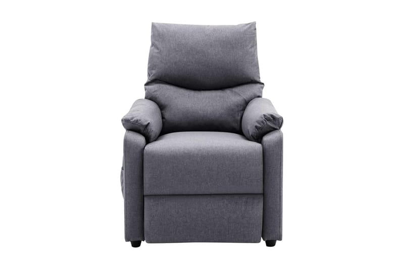Massagefåtölj ljusgrå tyg - Grå - Möbler - Stolar & fåtöljer - Fåtölj - Massagestol & massagefåtölj