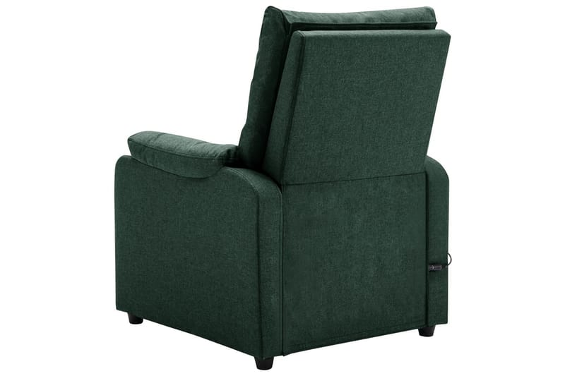 Massagefåtölj mörkgrön tyg - Mörkgrön - Möbler - Stolar & fåtöljer - Fåtölj - Massagestol & massagefåtölj