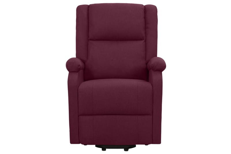 Massagefåtölj med uppresningshjälp lila tyg - Lila - Möbler - Stolar & fåtöljer - Fåtölj - Massagestol & massagefåtölj