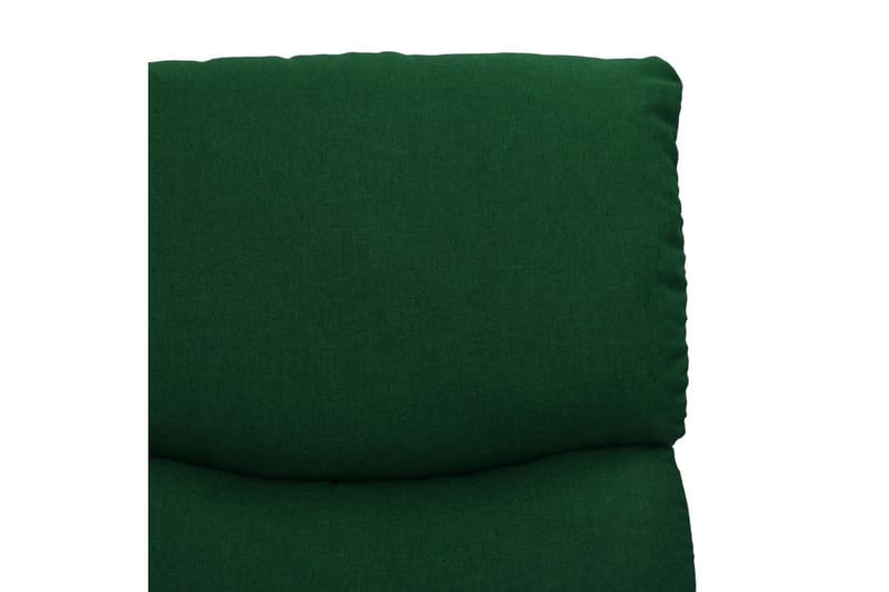 Massagefåtölj med uppresningshjälp mörkgrön tyg - Grön - Möbler - Stolar & fåtöljer - Fåtölj - Massagestol & massagefåtölj
