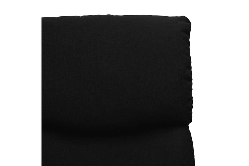 Massagefåtölj med uppresningshjälp svart tyg - Svart - Möbler - Stolar & fåtöljer - Fåtölj - Massagestol & massagefåtölj