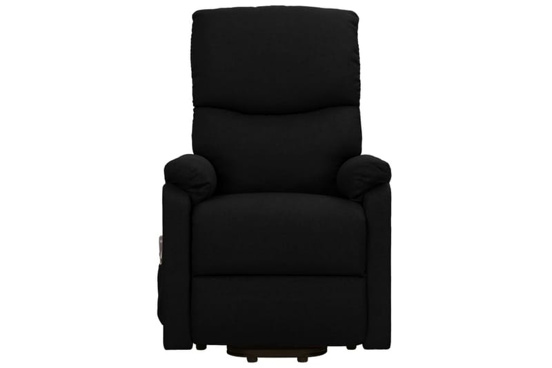 Massagefåtölj med uppresningshjälp svart tyg - Svart - Möbler - Stolar & fåtöljer - Fåtölj - Massagestol & massagefåtölj