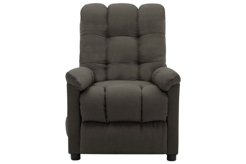 Massagefåtölj taupe tyg - Brun - Möbler - Stolar & fåtöljer - Fåtölj - Massagestol & massagefåtölj