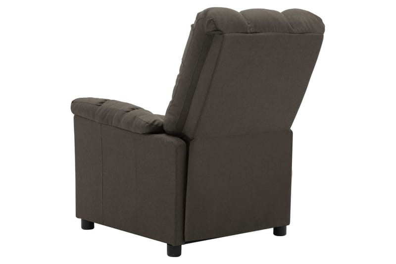 Massagefåtölj taupe tyg - Brun - Möbler - Stolar & fåtöljer - Fåtölj - Massagestol & massagefåtölj