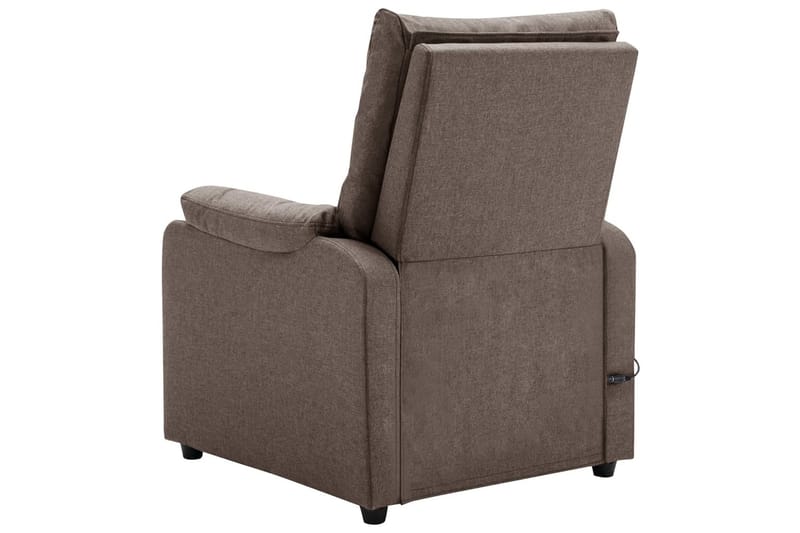 Massagefåtölj taupe tyg - Taupe - Möbler - Stolar & fåtöljer - Fåtölj - Massagestol & massagefåtölj