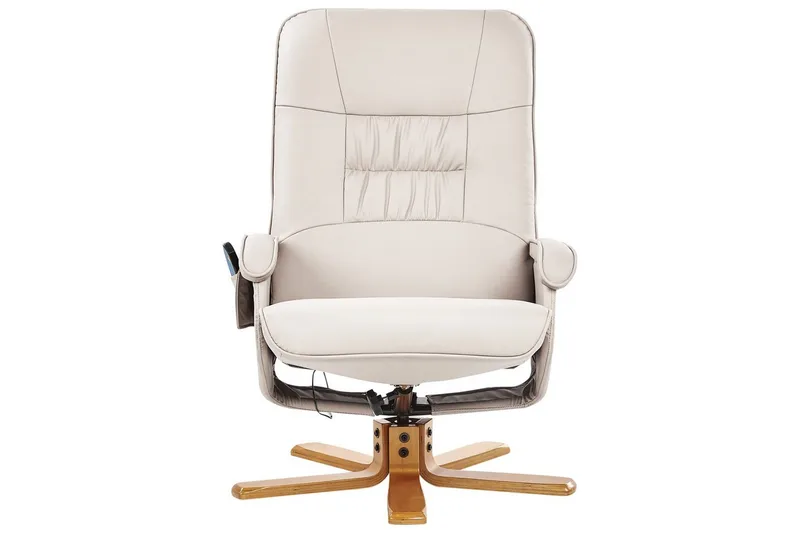 Massagestol Relaxpro - Beige, ljust trä - Möbler - Stolar & fåtöljer - Fåtölj - Massagestol & massagefåtölj