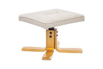Massagestol Relaxpro - Beige, ljust trä - Möbler - Stolar & fåtöljer - Fåtölj - Skinnfåtölj & läderfåtölj