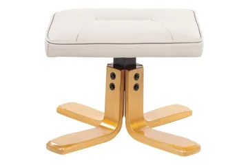 Massagestol Relaxpro - Beige, ljust trä - Möbler - Stolar & fåtöljer - Fåtölj - Skinnfåtölj & läderfåtölj