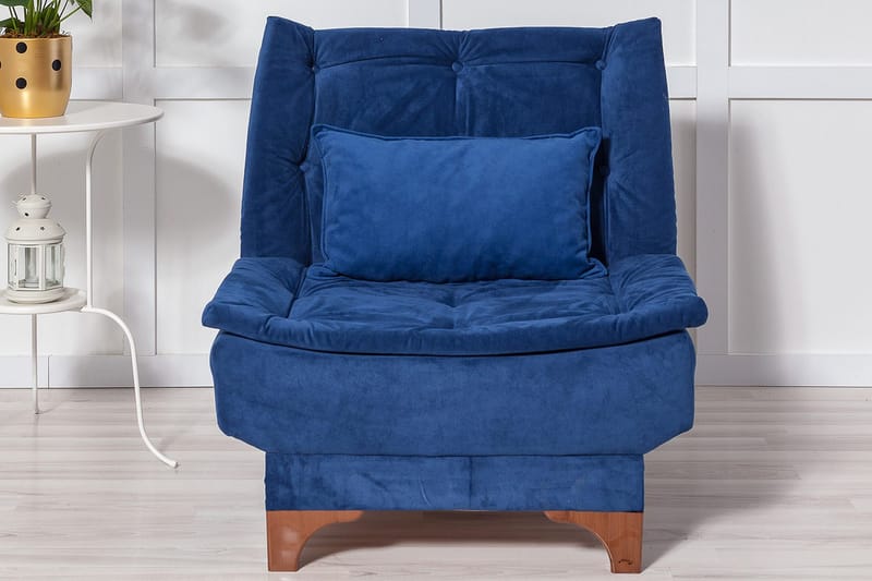 Mathenia Fåtölj med Armstöd - Blå - Möbler - Stolar & fåtöljer - Fåtölj - Bäddfåtölj