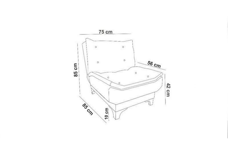 Mathenia Fåtölj med Armstöd - Blå - Möbler - Stolar & fåtöljer - Fåtölj - Bäddfåtölj