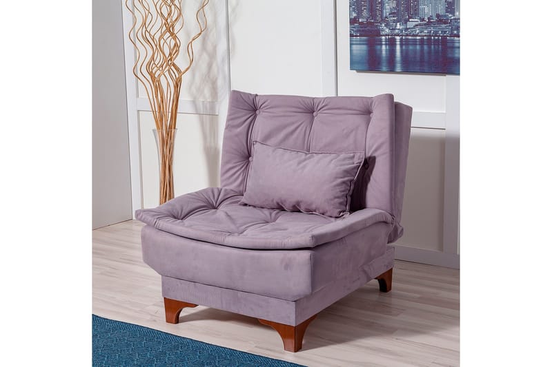 Mathenia Fåtölj med Armstöd - Grå - Möbler - Stolar & fåtöljer - Fåtölj - Fåtölj utan armstöd