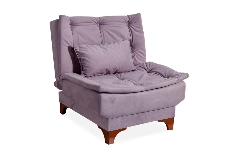 Mathenia Fåtölj med Armstöd - Grå - Möbler - Stolar & fåtöljer - Fåtölj - Fåtölj utan armstöd