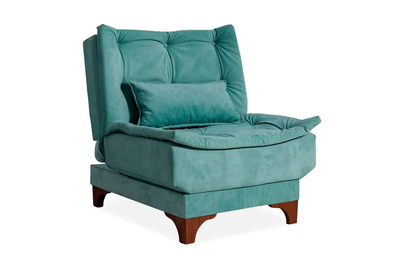 Mathenia Fåtölj med Armstöd - Grön - Möbler - Stolar & fåtöljer - Fåtölj - Fåtölj utan armstöd