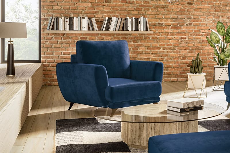 Megis Fåtölj - Blå - Möbler - Stolar & fåtöljer - Fåtölj