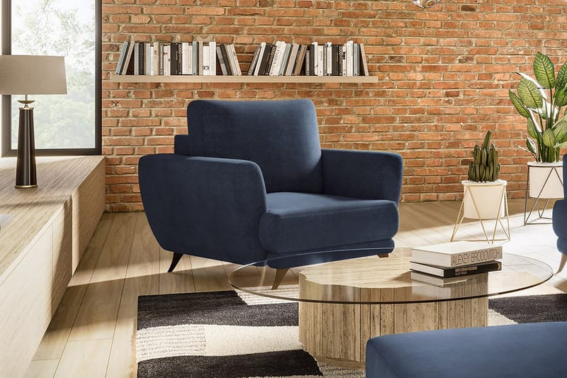 Megis Fåtölj - Blå - Möbler - Stolar & fåtöljer - Fåtölj