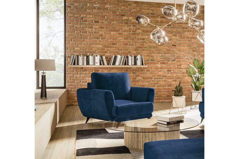 Megis Fåtölj - Blå - Möbler - Stolar & fåtöljer - Fåtölj