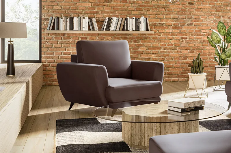 Megis Fåtölj, Brun