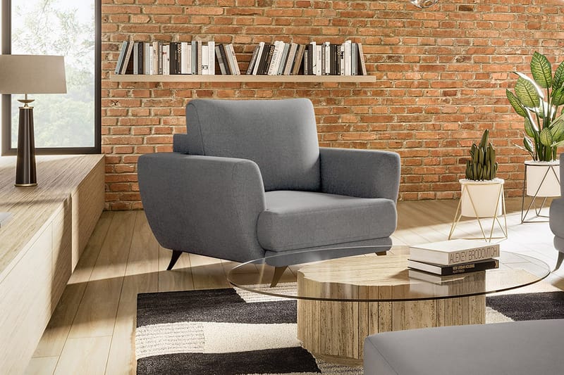 Megis Fåtölj - Grå - Möbler - Stolar & fåtöljer - Fåtölj