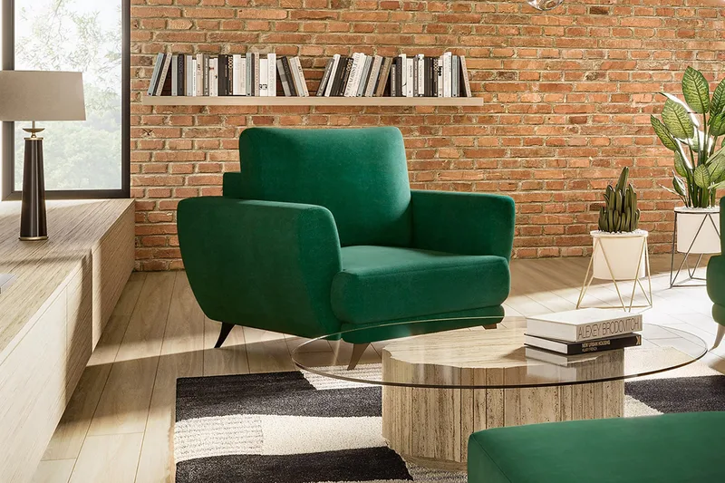 Megis Fåtölj - Grön - Möbler - Stolar & fåtöljer - Fåtölj