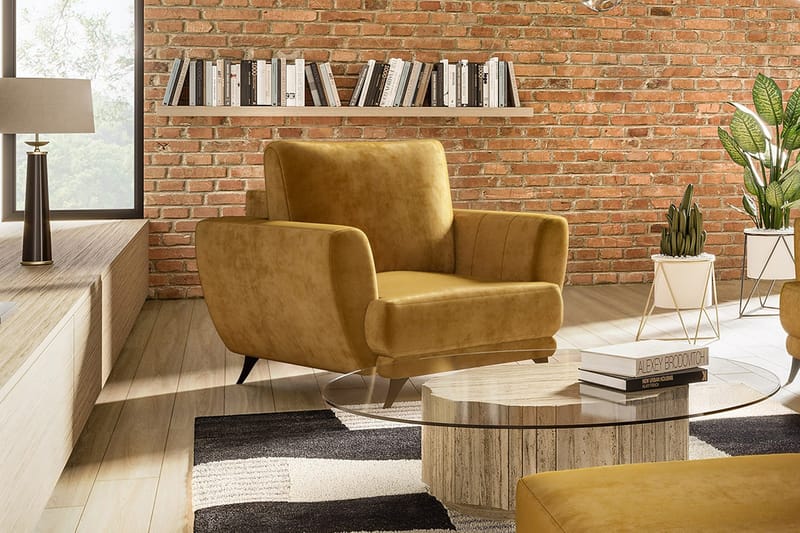 Megis Fåtölj - Gul - Möbler - Stolar & fåtöljer - Fåtölj