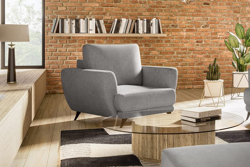 Megis Fåtölj - Ljusgrå - Möbler - Stolar & fåtöljer - Fåtölj