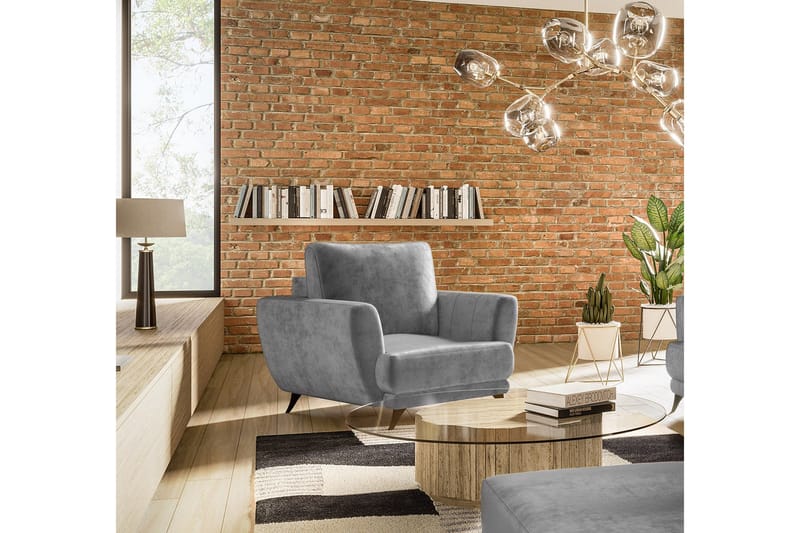 Megis Fåtölj - Ljusgrå - Möbler - Stolar & fåtöljer - Fåtölj