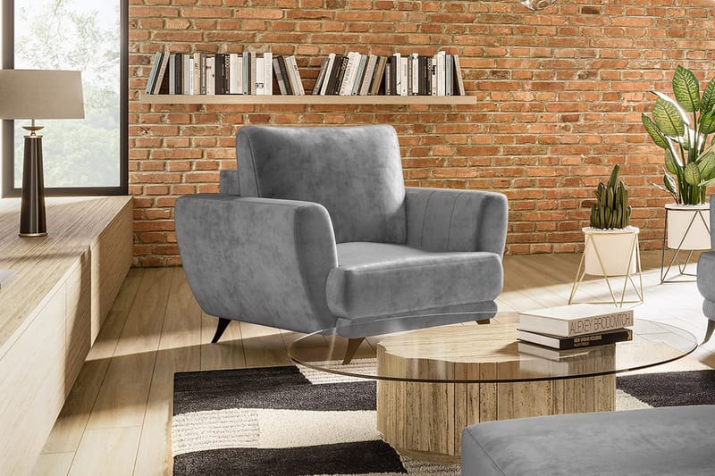 Megis Fåtölj - Ljusgrå - Möbler - Stolar & fåtöljer - Fåtölj