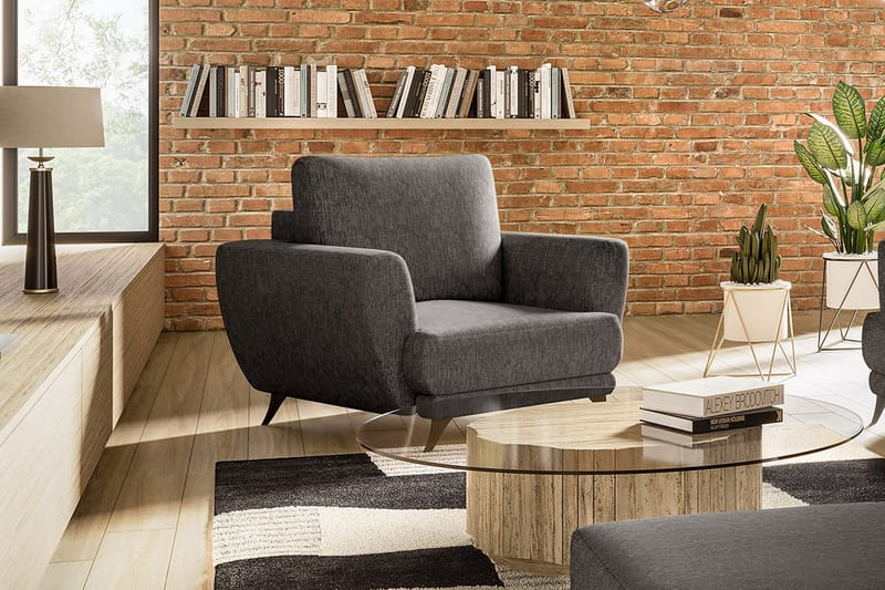 Megis Fåtölj - Mörkgrå - Möbler - Stolar & fåtöljer - Fåtölj