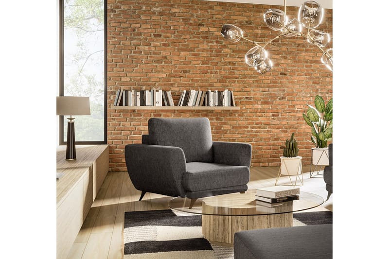 Megis Fåtölj - Mörkgrå - Möbler - Stolar & fåtöljer - Fåtölj