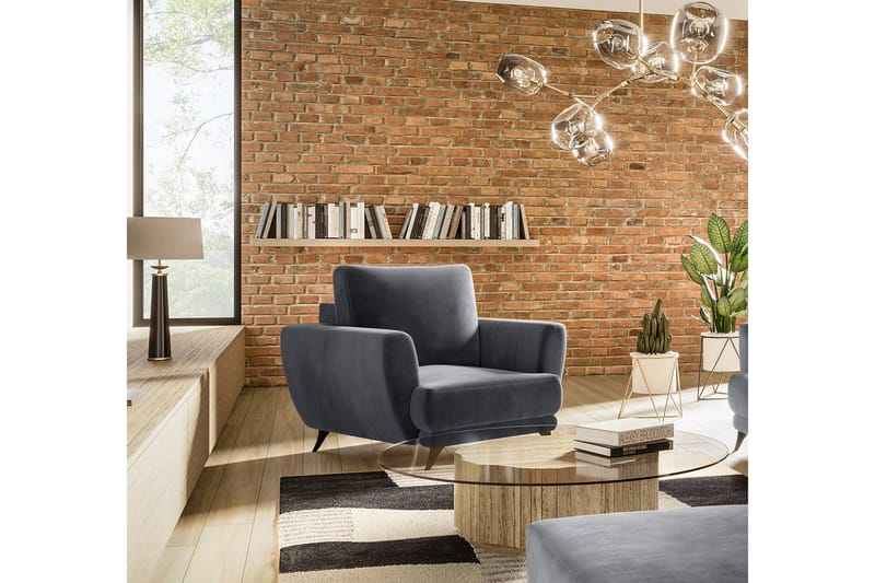 Megis Fåtölj - Mörkgrå - Möbler - Stolar & fåtöljer - Fåtölj