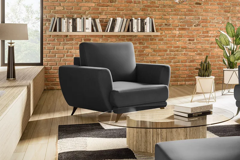 Megis Fåtölj - Svart - Möbler - Stolar & fåtöljer - Fåtölj